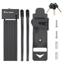 Load image into Gallery viewer, WEST BIKING Foldable Bike Lock