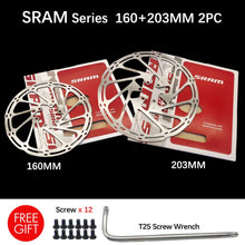 Load image into Gallery viewer, Sram AVID RT56 Bike Brake Rotor Centerline 160 180 203 Hydraulic Disc Brake Rotors