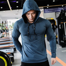Load image into Gallery viewer, Mens Fitness Tracksuit Running Sport Hoodie