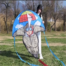 Load image into Gallery viewer, free shipping Cartoon skydiving kite parachute wind kite