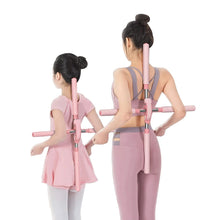 Load image into Gallery viewer, Yoga Hunchback Corrector Adjustable Stainless Steel Body Stick