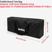 Load image into Gallery viewer, Canoe Paddle Bag with Carry Handle Kayaking Paddle