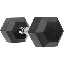 Load image into Gallery viewer, Hex Dumbbell Rubber Encased Dumbbell Strength Training Hex Dumbbell