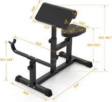 Load image into Gallery viewer, Adjustable Arm Preacher Curl Weight Bench