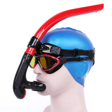 Load image into Gallery viewer, Diving Snorkel Swimming Silicone Breathing Tube