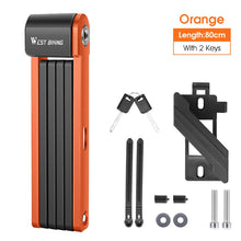Load image into Gallery viewer, WEST BIKING Foldable Bike Lock