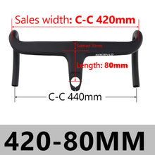 Load image into Gallery viewer, KOCEVLO X01 Road Bike Full Carbon Fiber Stem Integrated Bicycle Handlebar