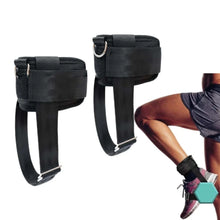 Load image into Gallery viewer, 1Pair Dumbbell Ankle Strap Adjustable Ankle Weights for Glute Leg Workouts