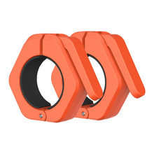 Load image into Gallery viewer, Non Slip 2 Inch Olympic Barbell Clamps with Quick Release Spin Lock