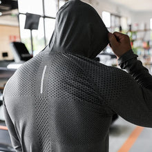Load image into Gallery viewer, Mens Fitness Tracksuit Running Sport Hoodie