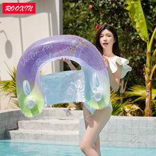 Load image into Gallery viewer, ROOXIN Water Hammock Adult Swim Ring Tube Inflatable Swim Mattress