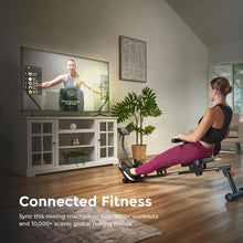 Load image into Gallery viewer, Compact Adjustable Rowing Machine with 12 Levels of Resistance