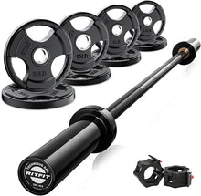 Load image into Gallery viewer, 4ft/4.8ft/6ft Olympic Barbell for Strength and Weightlifting Training