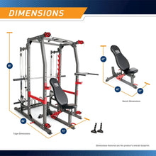 Load image into Gallery viewer, 3 in 1 Smith Machine Home Gym System
