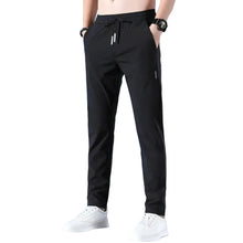 Load image into Gallery viewer, Men Fast Dry Stretch Pants Ice Silk Trousers