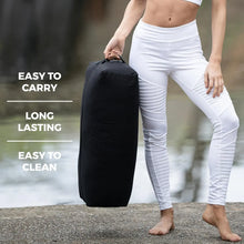 Load image into Gallery viewer, Rectangular Cotton Yoga Bolster with Removable Cover