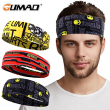 Load image into Gallery viewer, Gothic Skull Headband Sweat Bandage Sport Head Hair Band Workout Tennis Fitness Jog Basketball
