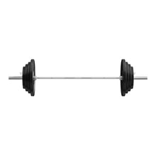 Load image into Gallery viewer, Carbon Steel Barbell Bar, 1000lbs Max Load Capacity Bench Press Bar with Bearings, Weight Bar for Weightlifting