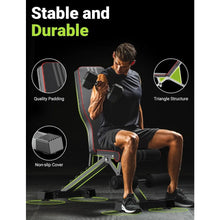 Load image into Gallery viewer, Adjustable Weight Bench for Full Body Workout
