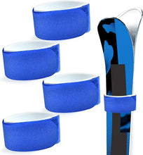 Load image into Gallery viewer, Ski Fastener Straps Adjustable Ski Straps for Carrying Bands with Protector Pads