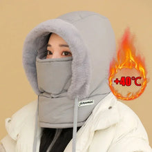 Load image into Gallery viewer, Cold Weather Thermal Balaclava Scarf Winter Windproof Hood Hat Plush Neck Warmer Ski Face Mask