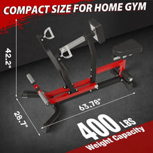 Load image into Gallery viewer, Seated Row Machine, Back Machine Gym Equipment Plate Loaded
