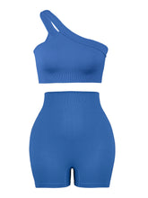 Load image into Gallery viewer, CHRLEISURE Seamless Sports Set Women Fitness Outfit Rib Yoga Suit