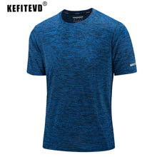 Load image into Gallery viewer, KEFITEVD Men Short Sleeve T-Shirt Quick Dry Athletic Shirts