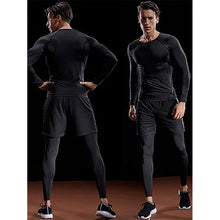 Load image into Gallery viewer, Compression Long Sleeve T Shirt Men Elastic Training T-shirt