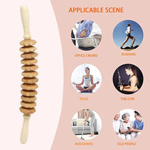 Load image into Gallery viewer, 1 PC Wood Bendable Massage Roller Wooden Therapy Massager Tools