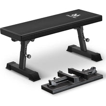 Load image into Gallery viewer, Flat Weight Bench - Heavy Duty Foldable Workout Bench