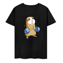Load image into Gallery viewer, Funny Weight Lifting Fitness Gym Guinea Pig T-Shirt