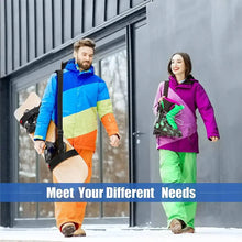 Load image into Gallery viewer, Black Nylon Adjustable Ski Handle Strap Bag