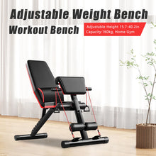 Load image into Gallery viewer, Adjustable Weight Bench Full Body Workout