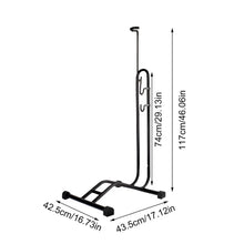 Load image into Gallery viewer, Upright Bike Stand Freestanding Indoor Bike Storage Rack
