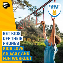 Load image into Gallery viewer, 65 FT Largest Ninja Warrior Obstacle Course for Kids