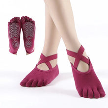 Load image into Gallery viewer, Women Breathable Yoga Socks Five Toe