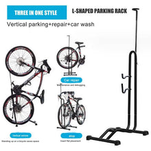 Load image into Gallery viewer, Upright Bike Stand Freestanding Indoor Bike Storage Rack