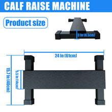 Load image into Gallery viewer, Wide and High Standing Calf Raise Bar Machine