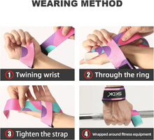 Load image into Gallery viewer, 2Pcs Weightlifting Wrist Straps