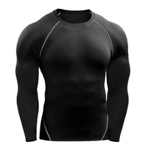 Load image into Gallery viewer, Compression Long Sleeve T Shirt Men Elastic Training T-shirt