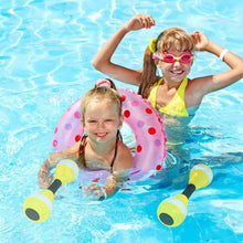 Load image into Gallery viewer, 1 Pair Water Aerobics Dumbbell Aquatic EVA Barbell
