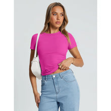 Load image into Gallery viewer, Trendy Queen Womens Basic T Shirts Summer Tops