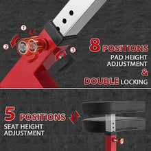 Load image into Gallery viewer, Adjustable Preacher Curl Bench, Strength Training Biceps Bench