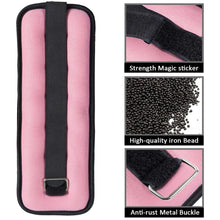 Load image into Gallery viewer, 1Pair Adjustable Ankle & Wrist Weights (0.5kg/1kg) - Neoprene Leg Arm Straps for Running, Yoga - Strength Training for Women Men