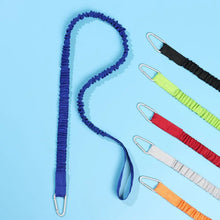 Load image into Gallery viewer, Adjustable Elastic Kayak Canoe Paddle Leash Fishing Rod