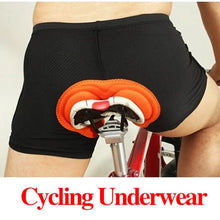 Load image into Gallery viewer, Men Women 3D Padded Bicycle Bike Cycling Short Underwear