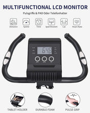 Load image into Gallery viewer, Exercise Bike Folding Magnetic Upright Stationary with Pulse Sensor Monitor