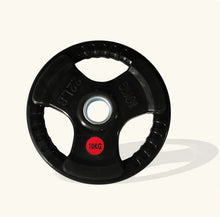 Load image into Gallery viewer, Weightlifting Hard Pull Rubber Barbell Plates Large Hole Bar Barbell Plates