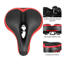 Load image into Gallery viewer, Bicycle 3d Gel Saddle Extra Wide Comfort Ultra Soft Thicken Saddle